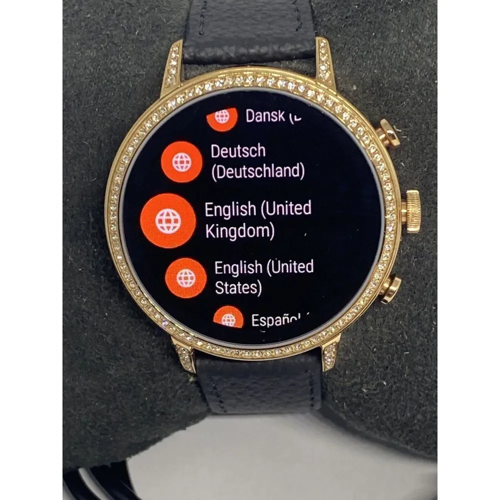 Fossil Gen 4 Authentic Digital Dial Smart Watch Custom Band FTW6015 AB572